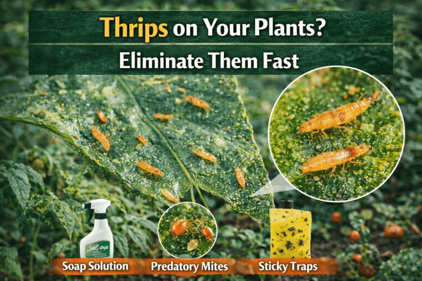 how to get rid of thrips on vegetable plants
