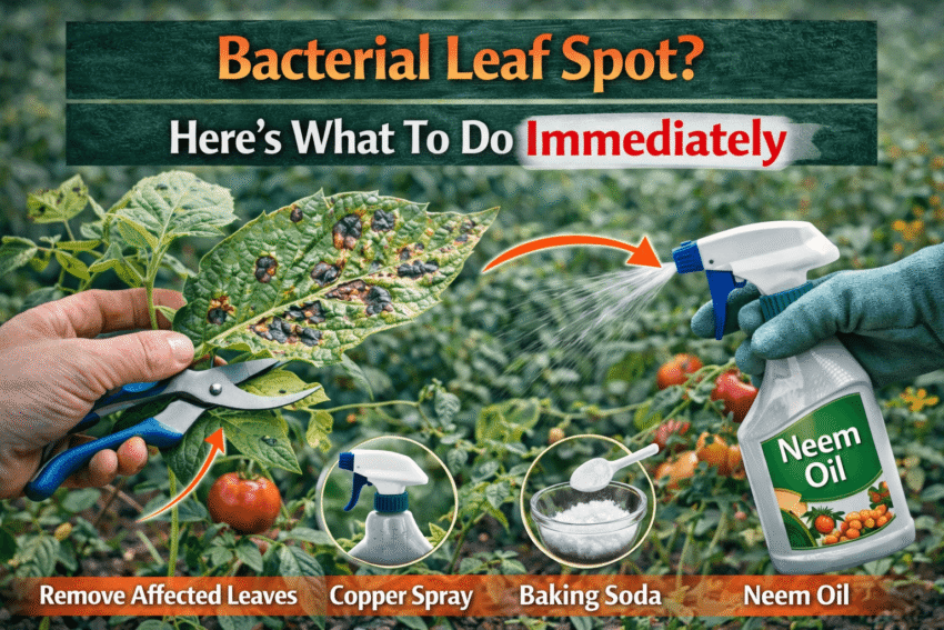 how to treat bacterial leaf spot on vegetables