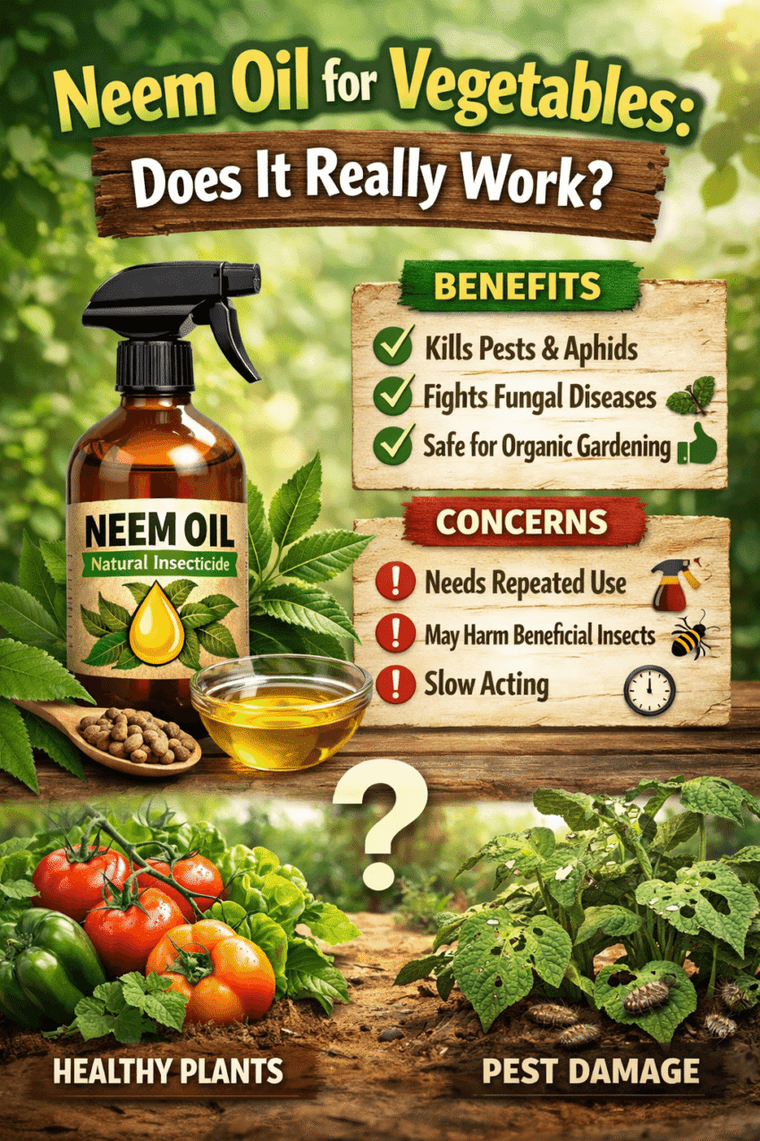 neem oil spray for vegetable plants review