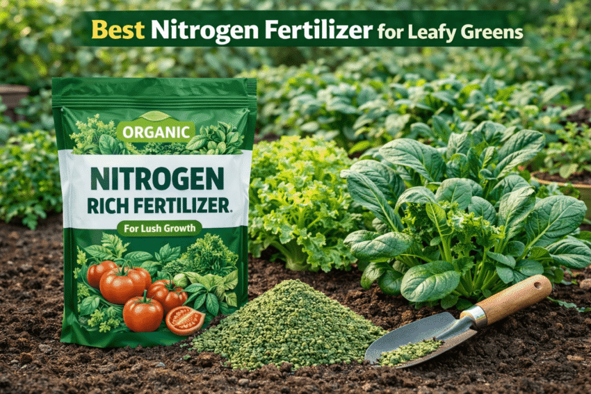 best nitrogen fertilizer for leafy greens